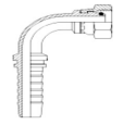 Perfect Circle - G0269 Metric Heavy Female Swivel – 90deg Hosetail