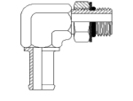 Perfect Circle - B0713 BSPP Male – 90deg Suction Stem