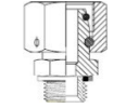 Perfect Circle - A1067 BSPP Male – Metric Light Female Swivel