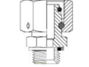Perfect Circle - A1069 BSPP Male – Metric Heavy Female Swivel
