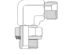 Perfect Circle - B1365 BSPP Positional Male – Metric Light Male