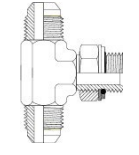 Perfect Circle - D505013 JIC Male – JIC Male – BSPP Male Positional Branch Tee