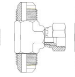Perfect Circle - D505053 JIC Male – JIC Male JIC Female Swivel Branch Tee