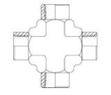 Perfect Circle - E20202020 BSPP Fixed Female Equal