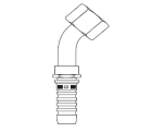Perfect Circle - J0489G ORFS Female Swivel – Gates Hosetail