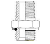 Perfect Circle - SA1034 BSPP Male -NPT Male Stainless Steel