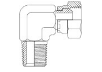 SB2217 BSPT Male - BSPP Female Swivel Stainless Steel