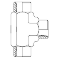 Perfect Circle - SD202020 BSPP Fixed Female – BSPP Fixed Female – BSPP Fixed Female Stainless Steel